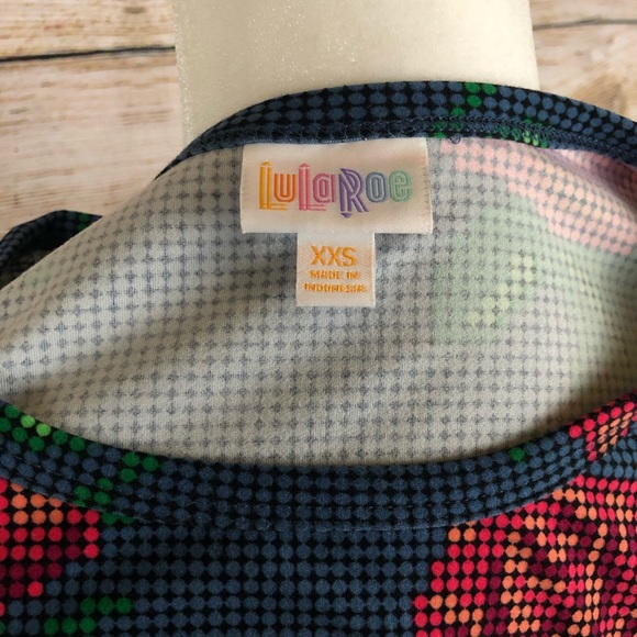 LuLaRoe Carly Dress Rare w/ No Pocket Floral Print - Picture 7 of 8